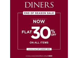 Diners End Of Season Sale FLAT 30% OFF on all Itemsimage-1315